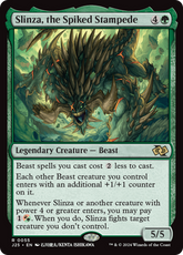 Slinza, the Spiked Stampede - Magic: The Gathering - MoxLand